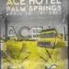 Ace Hotel - 2013 Third Man Records Poster Palm Springs Lenticular Gig Posters