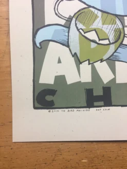 PRF BBQ Rocketfest - 2010 Jay Ryan Poster Chicago, IL T.h.ink Art Gallery