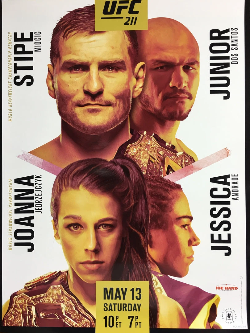 Sold Out Posters UFC 211 - 2017 Poster- Miocic Vs Dos Santos