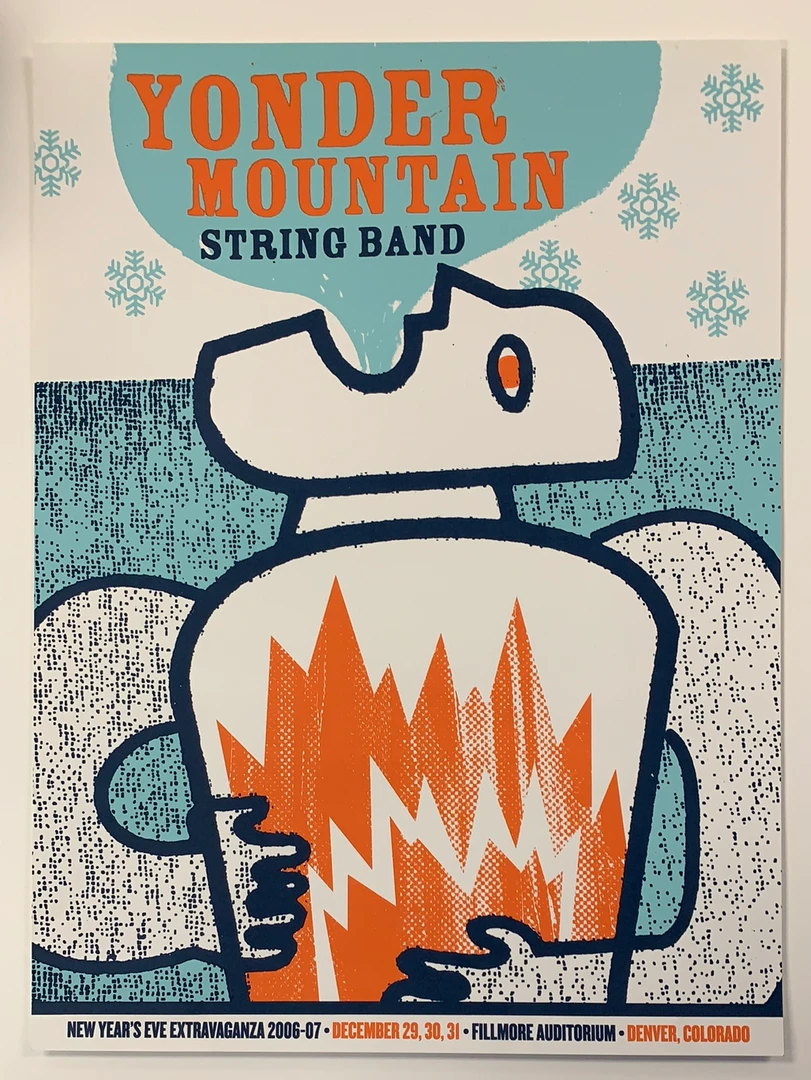 Yonder Mountain String Band - 2006 Matt Palmer Poster Denver, CO Fillmore