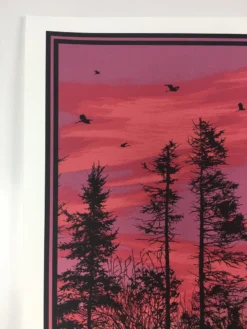 Art Prints Big Birds Flying Across The Sky - 2011 Dan McCarthy Poster Art Print