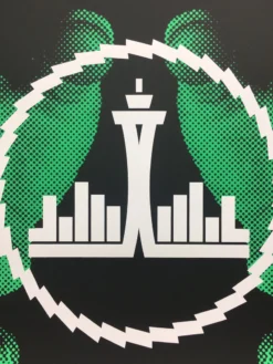 Draper Design Co. The Raconteurs - 2019 Draplin Design Co. Poster Seattle, WA WaMu Theater Gig Posters