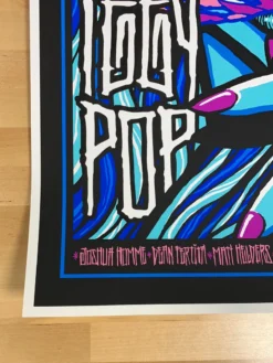 Iggy Pop - 2016 Brad Klausen Poster Philadelphia, PA