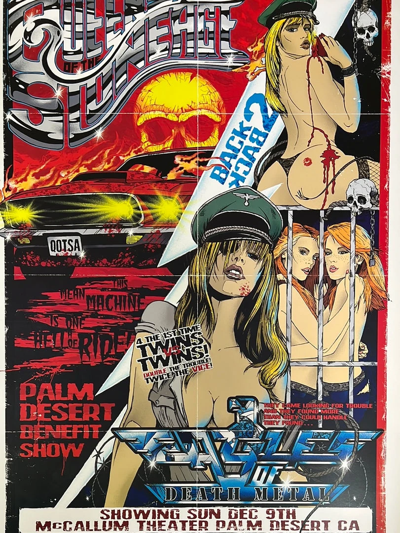 Queens Of The Stone Age - 2007 Rhys Cooper Poster Palm Desert, CA