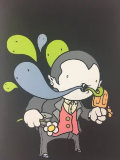 Untitled (Psych Drac) - 2008 Mike Budai Poster Art Print Art Prints