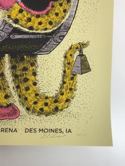 Dave Matthews Band - 2015 Methane Poster Des Moines, IA Wells Fargo Gig Posters