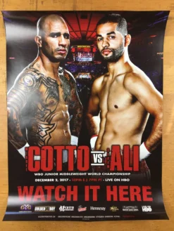 Sold Out Posters Boxing - 2017 Cotto Vs Ali World Championship Poster