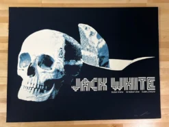 Gig Posters Jack White - 2012 Jay Shaw Poster Dublin, Ireland O2 Arena