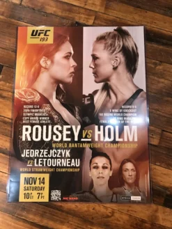 Sold Out Posters UFC 193 Poster Ronda Rousey Vs. Holly Holm PPV