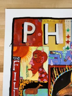 Phish - 1998 Poster Joel Elrod Fillmore Auditorium San Fran 1st Gig Posters