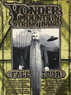 Yonder Mountain String Band - 2004 Jeff Wood Poster Fall Tour
