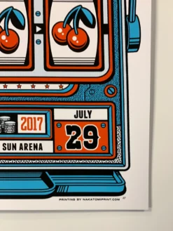 Kings Of Leon - 2017 Jesse Philips Poster Uncasville, CT Mohegan Sun Arena