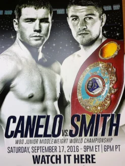 Sold Out Posters Canelo Vs. Smith - Poster Print Boxing