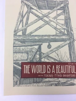 Gig Posters The World Is A Beautiful Place & I Am No Longer Afraid To Die - 2015 Landland Po