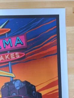 Gig Posters Alabama Shakes - 2015 Vance Kelly Poster Cary, NC Booth Amph