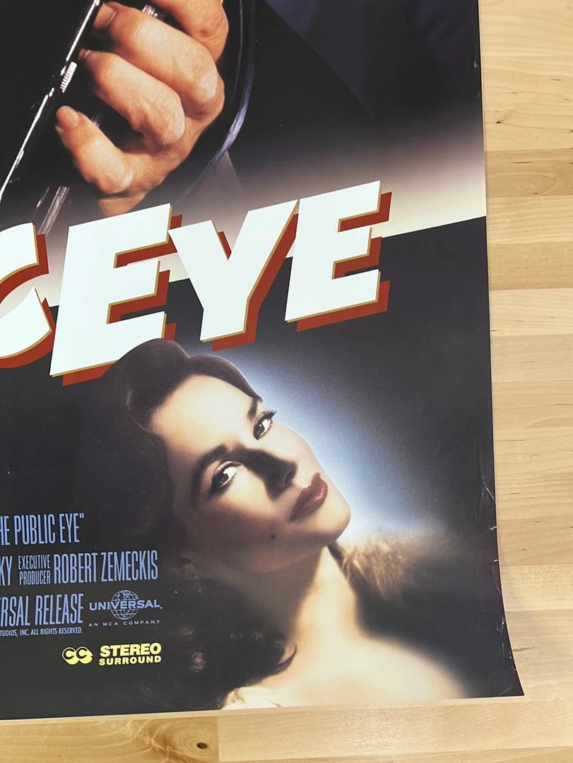 Sold Out Posters The Public Eye - 1992 Video Promo Movie Poster Original Vintage Movie/TV Posters