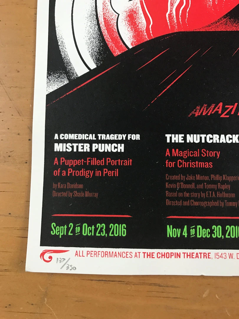 Sold Out Posters Chicago, IL The House Theatre Of Chicago - 2017 Amazing Feats Of Storytelling
