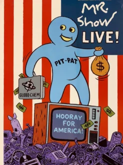 Gig Posters David Cross Mr. Show - 2002 Mats O. Stromberg Poster The Warfield Theatre San Fran 1st