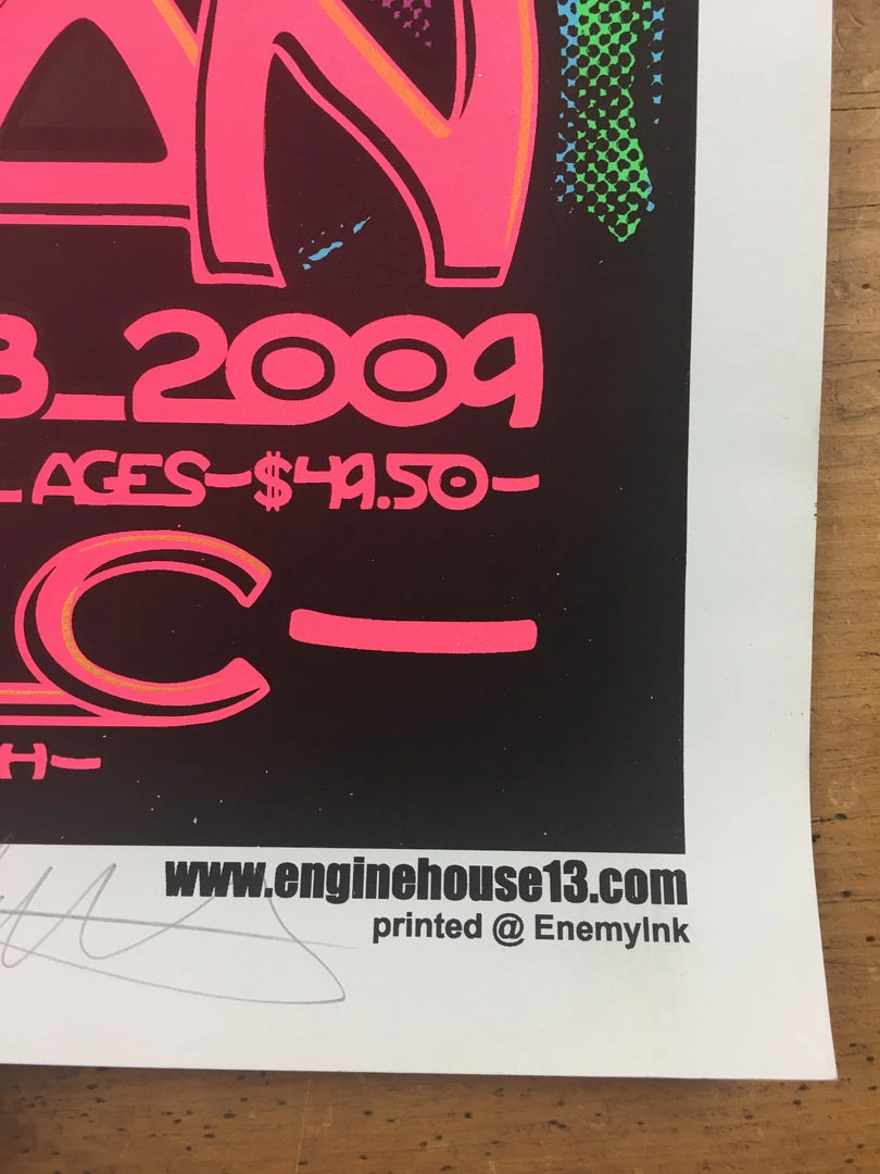 Bob Dylan - 2009 Mike Martin Poster Columbus, OH Lifestyle Communities Pav.