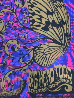 Big Head Todd & The Monsters - 2007 Todd Slater Poster Red Rocks Morrison, CO