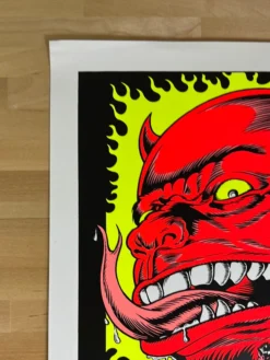 TAZ Steel Pole Bathtub - 1993 T.A.Z. Poster Ethyl Meatplow Tour 1st Ed