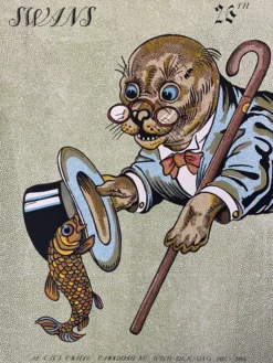 Gig Posters Swans - 2016 Fugscreens Studios Poster Carrboro, NC Cat's Cradle