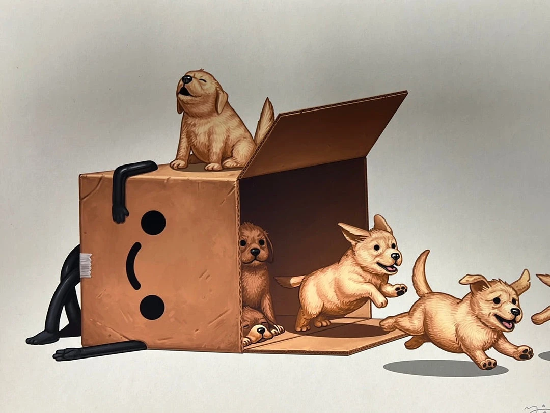 Boxo II (2) - 2019 Mike Mitchell Poster Print SOFA Con AP Art Prints