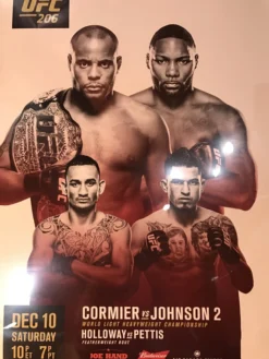Sold Out Posters UFC 206 Poster Cormier Vs. Johnson 2, Holloway Vs. Pettis