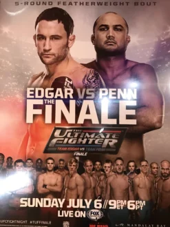 Sold Out Posters UFC Poster Edgar Vs. Penn Finale Ultimate Fighter Tuf Fight Night