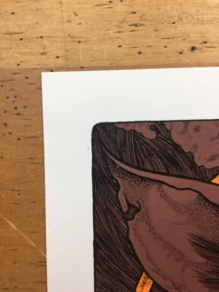 Pig Lady - 2008 John Dyer Baizley Poster Orange Art Prints