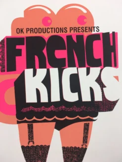 Gig Posters French Kicks - 2005 Methane Studios Poster Atlanta, GA The Earl