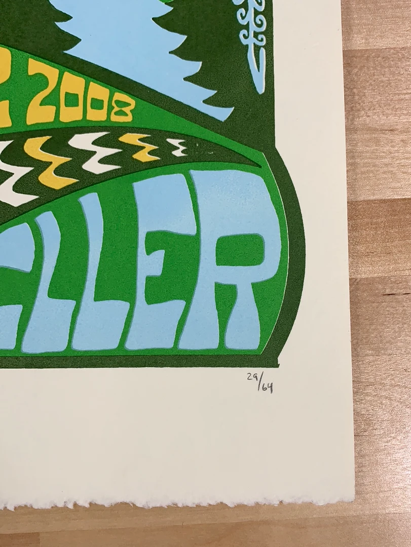 Yonder Mountain String Band - 2008 Tripp Poster Red Rocks Morrison, CO