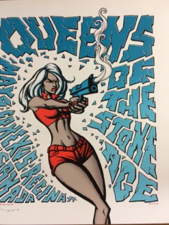 Queens Of The Stone Age - 2008 Justin Hampton Poster Regina, CAN Conexus Art Cen