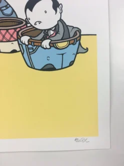 Hollow Friends - 2008 Mike Budai Poster Art Print