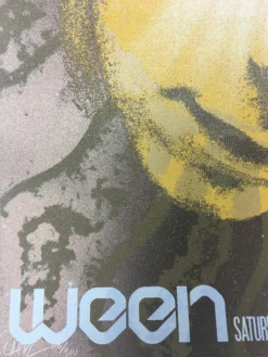 Ween - 2008 Todd Slater Poster St. Paul, MN Roy Wilkins Auditorium Gig Posters