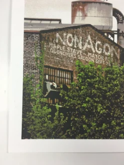 Nonagon - 2010 Dan MacAdam Of Crosshair Poster Chicago, IL Quenchers Saloon