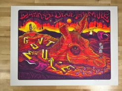 Colorado Gov't Mule - 2018 Jim Mazza Poster Red Rocks Morrison, CO Autographed