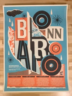 Bonnaroo - 2019 The Half And Half Poster Manchester, TN
