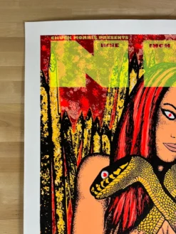 Colorado Nine Inch Nails - 2006 Lindsey Kuhn Poster Red Rocks Morrison, CO