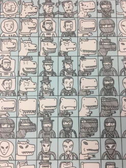 Art Prints Official Creebobby Comics Archetype Times Table - 2009 Jacob Borshard Poster Art