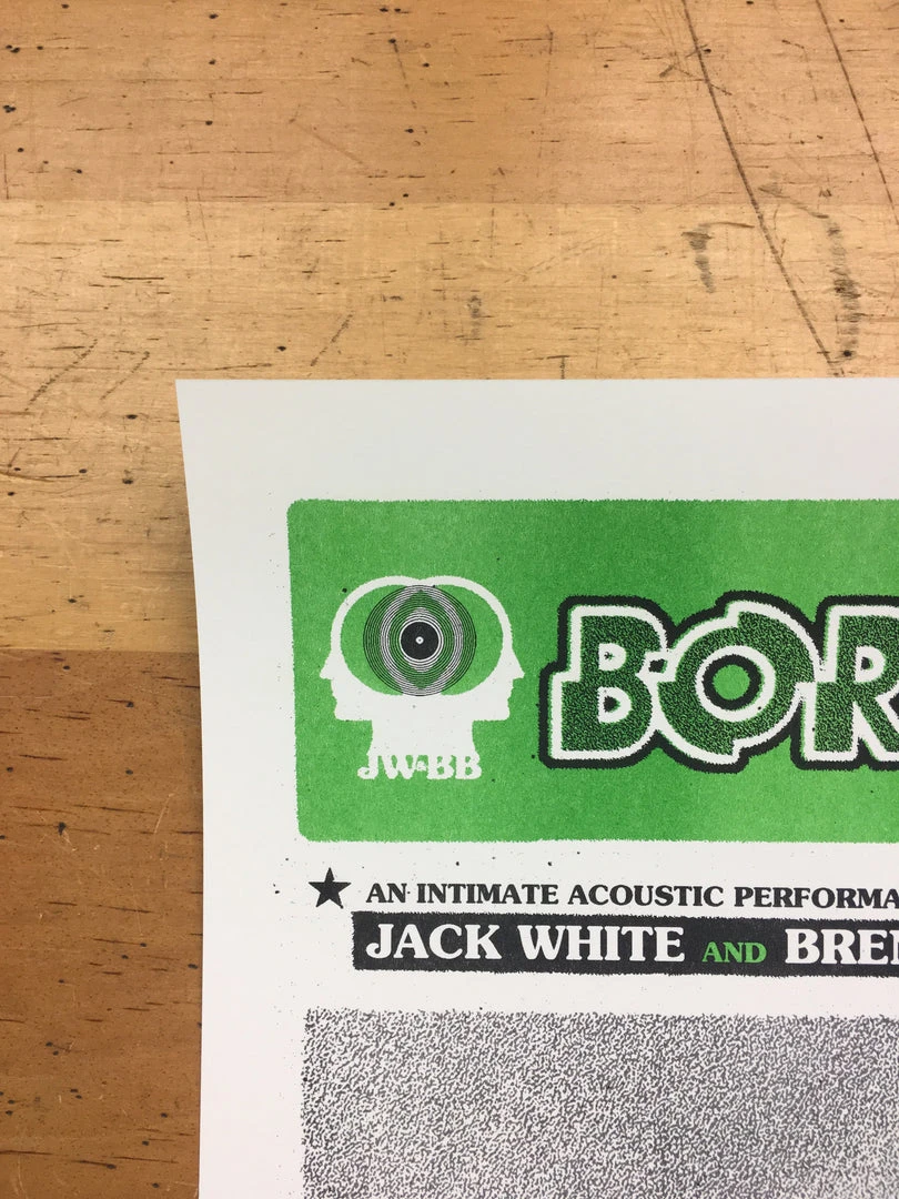 Jack White - 2019 The Silent Giants Poster Detroit, MI Third Man Records Gig Posters