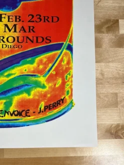 Megadeth - 1995 Matt Getz Poster San Diego, CA Del Mar Gig Posters