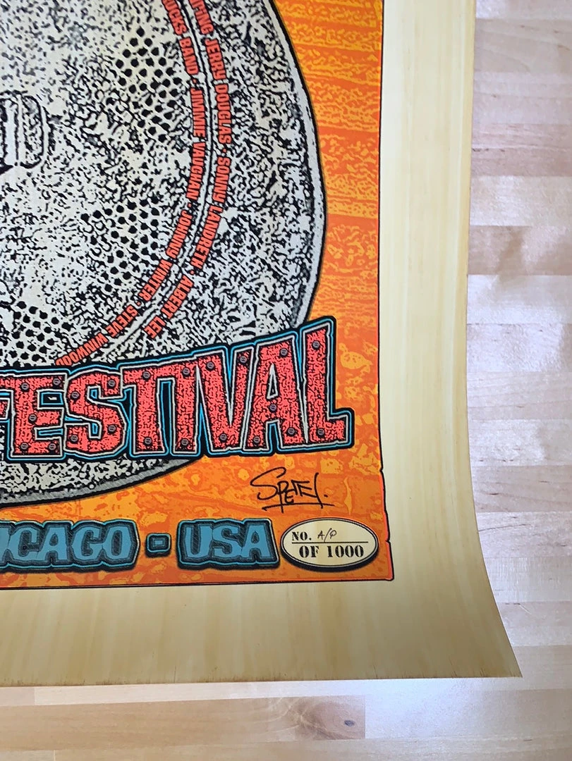 Crossroads Guitar Festival - 2007 Chuck Sperry Guitar Poster, Eric Clapton