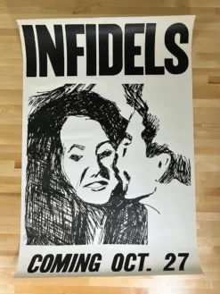 Sold Out Posters Gig Posters Bob Dylan - 1983 Promo Poster Original Vintage Infidels