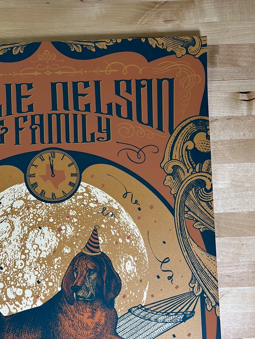 Willie Nelson - 2017 Status Serigraph Poster Austin, TX Gig Posters