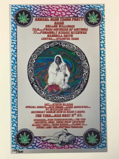 Gig Posters High Times Party - 2003 Brian Salvador Curley Poster Austin, TX