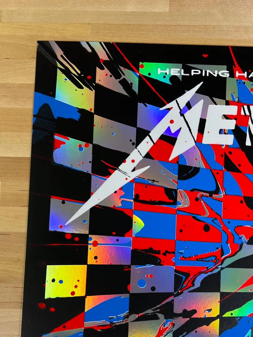 Metallica - 2020 Kii Arens Poster All Within My Hands Live FOIL Foil Posters