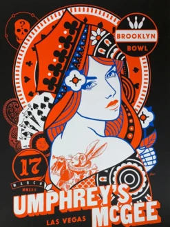 Gig Posters Umphrey's McGee - 2017 Scrojo Poster Las Vegas, NV Brooklyn Bowl