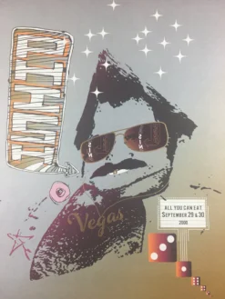 Gig Posters Phish - 2000 Jager Kemp Poster Las Vegas, NV Thomas And Mack Center