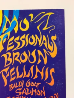 FD/ID 09 Zachary Richard - 1996 Mark Henson Poster Maritime Hall San Fran 1st Gig Posters